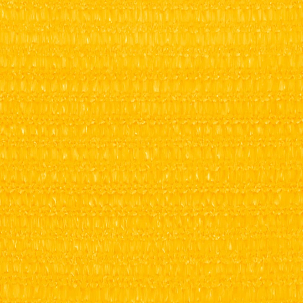 Produktbild för Solsegel 160 g/m² rektangulär gul 3,5x5 m HDPE