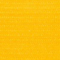 Produktbild för Solsegel 160 g/m² rektangulär gul 3,5x5 m HDPE