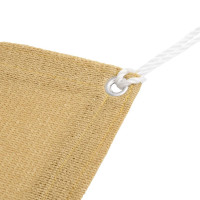 Produktbild för Tältmatta sandfärgat 250x550 cm HDPE