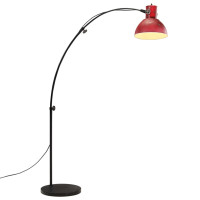 Produktbild för Golvlampa 25 W nött röd 150 cm E27