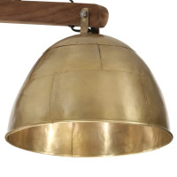 Produktbild för Taklampa 25 W antik mässing 105x30x65-108 cm E27
