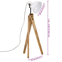 Produktbild för Golvlampa 25 W vit 45x45x120 cm E27