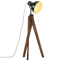 Produktbild för Golvlampa 25 W svart 45x45x120 cm E27