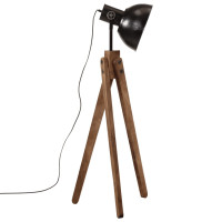 Produktbild för Golvlampa 25 W svart 45x45x120 cm E27