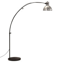 Produktbild för Golvlampa 25 W vintage silver 150 cm E27