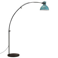 Produktbild för Golvlampa 25 W nött blå 150 cm E27