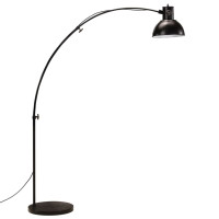 Produktbild för Golvlampa 25 W svart 150 cm E27