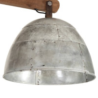 Produktbild för Taklampa 25 W vintage silver 105x30x65-108 cm E27