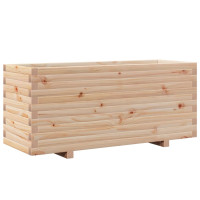 Produktbild för Odlingslåda 110x40x49,5 cm massivt furuträ