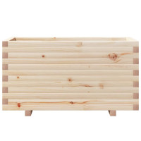 Produktbild för Odlingslåda 90x40x49,5 cm massivt furuträ