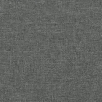 Produktbild för Bäddsoffa 2-sits med fotpall mörkgrå tyg