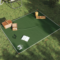 Produktbild för Picknickfilt med markpinnar grön 205x155 cm
