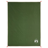Produktbild för Picknickfilt med markpinnar grön 205x155 cm