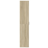 Produktbild för Högskåp sonoma-ek 60x35x180 cm konstruerat trä