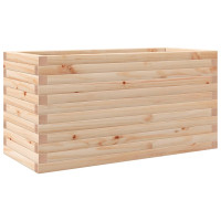 Produktbild för Odlingslåda 90x40x45,5 cm massivt furuträ