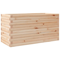 Produktbild för Odlingslåda 90x40x45,5 cm massivt furuträ