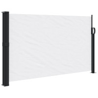 Produktbild för Infällbar sidomarkis vit 120x600 cm