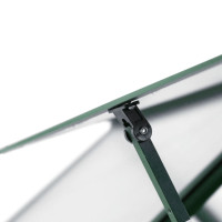 Produktbild för Växthus med ram grön 224x169x202 cm aluminium
