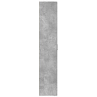 Produktbild för Högskåp betonggrå 60x35x180 cm konstruerat trä