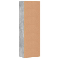 Produktbild för Högskåp betonggrå 60x35x180 cm konstruerat trä