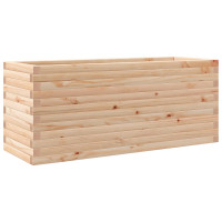 Produktbild för Odlingslåda 110x40x45,5 cm massivt furuträ