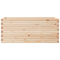 Produktbild för Odlingslåda 110x40x45,5 cm massivt furuträ