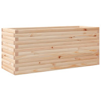 Produktbild för Odlingslåda 110x40x45,5 cm massivt furuträ