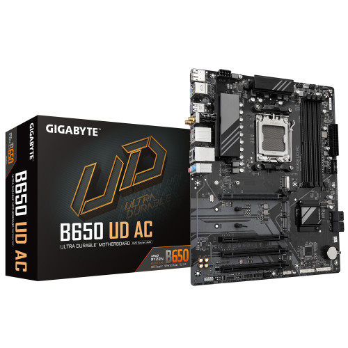 Gigabyte Technology Gigabyte B650 UD AC moderkort AMD B650 AM5-sockel ATX