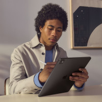 Produktbild för Apple iPad Pro 5G Apple M TD-LTE & FDD-LTE 256 GB 27,9 cm (11") 8 GB Wi-Fi 6E (802.11ax) iPadOS 17 Silver