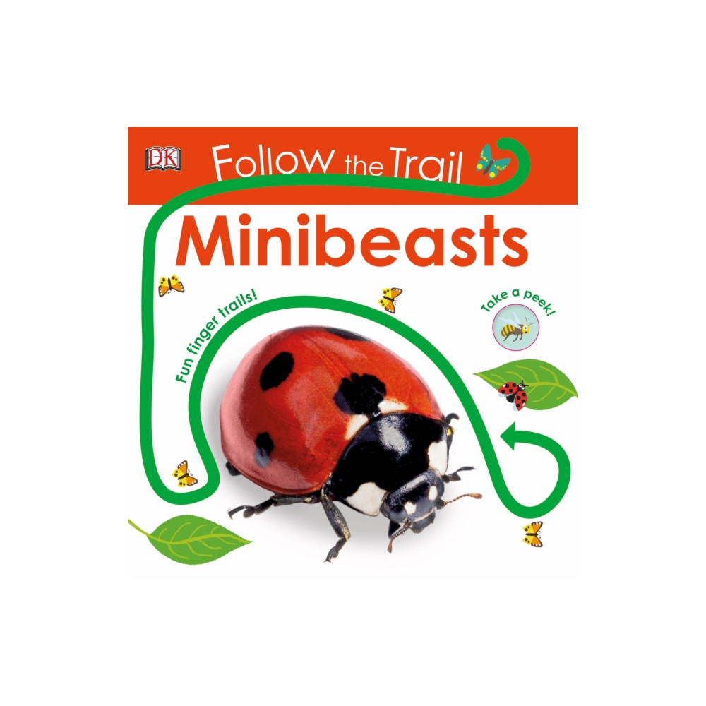 Produktbild för Follow the Trail Minibeasts (bok, board book, eng)