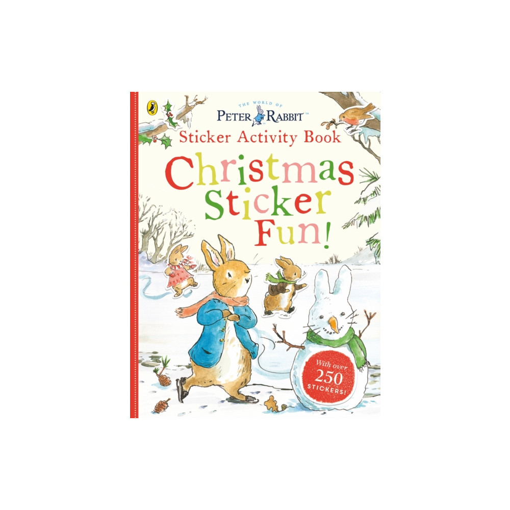 Produktbild för Peter Rabbit Christmas Fun Sticker Activity Book (häftad, eng)