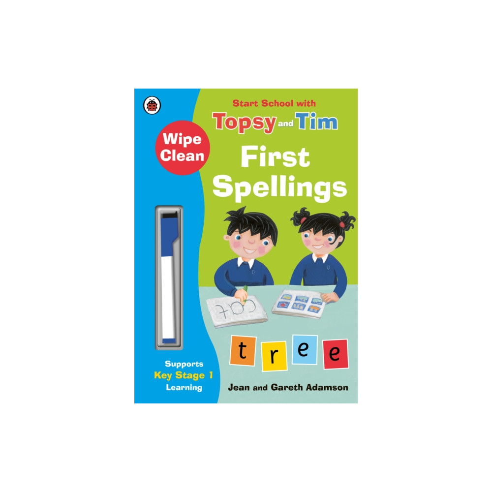 Produktbild för Wipe-Clean First Spellings: Start School with Topsy and Tim (häftad, eng)