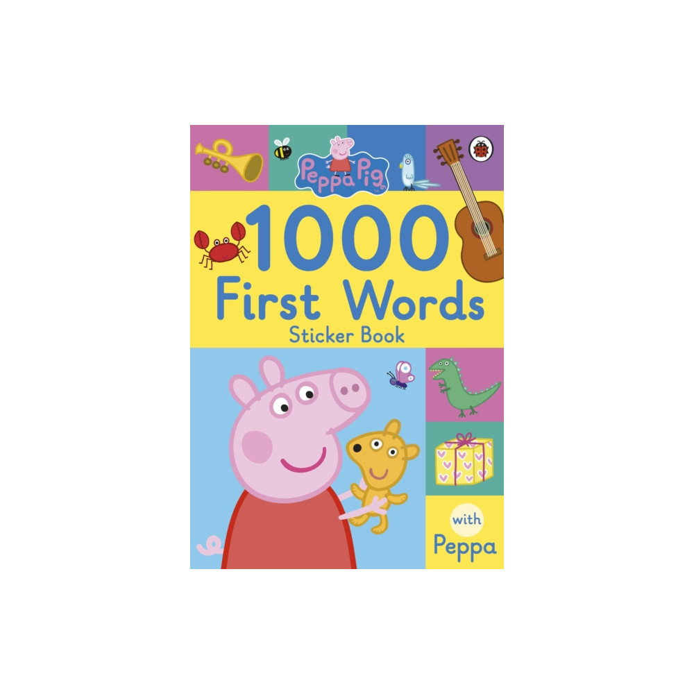 Produktbild för Peppa Pig: 1000 First Words Sticker Book (häftad, eng)