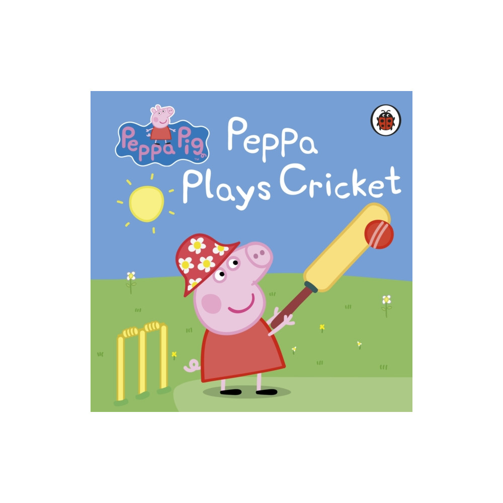 Produktbild för Peppa Pig: Peppa Plays Cricket (bok, board book, eng)
