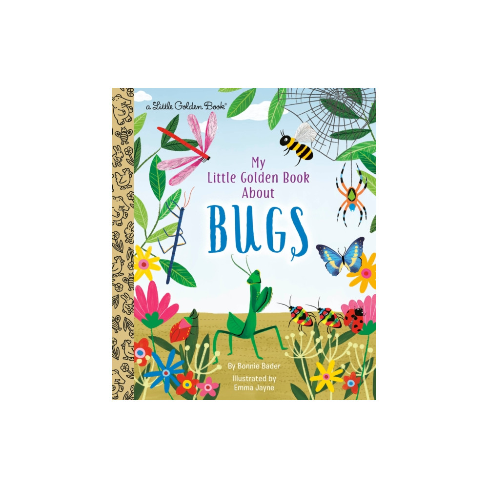 Produktbild för My Little Golden Book About Bugs (inbunden, eng)