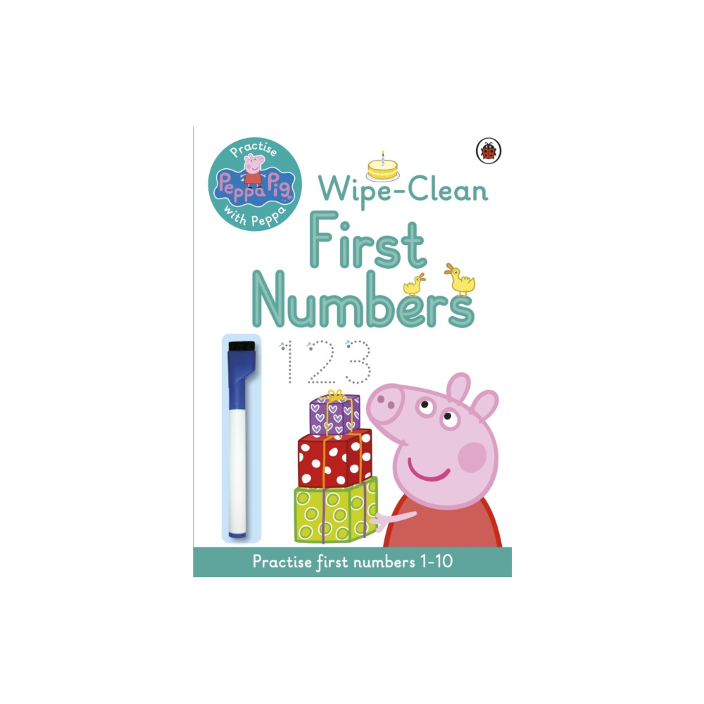 Produktbild för Peppa Pig: Practise with Peppa: Wipe-Clean First Numbers (häftad, eng)
