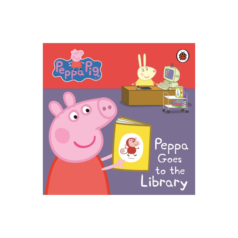 Produktbild för Peppa Pig: Peppa Goes to the Library: My First Storybook (bok, board book, eng)