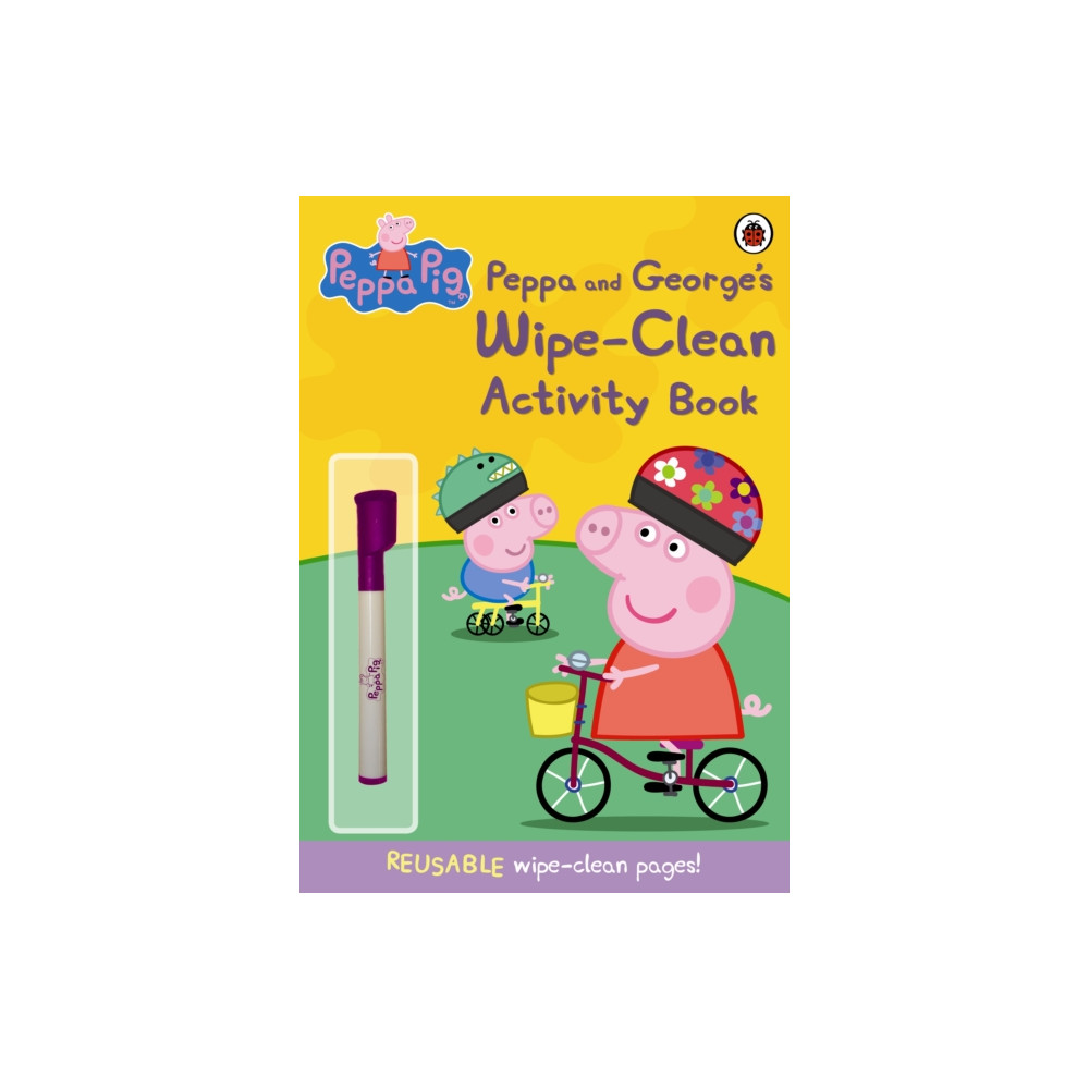 Produktbild för Peppa Pig: Peppa and George's Wipe-Clean Activity Book (häftad, eng)