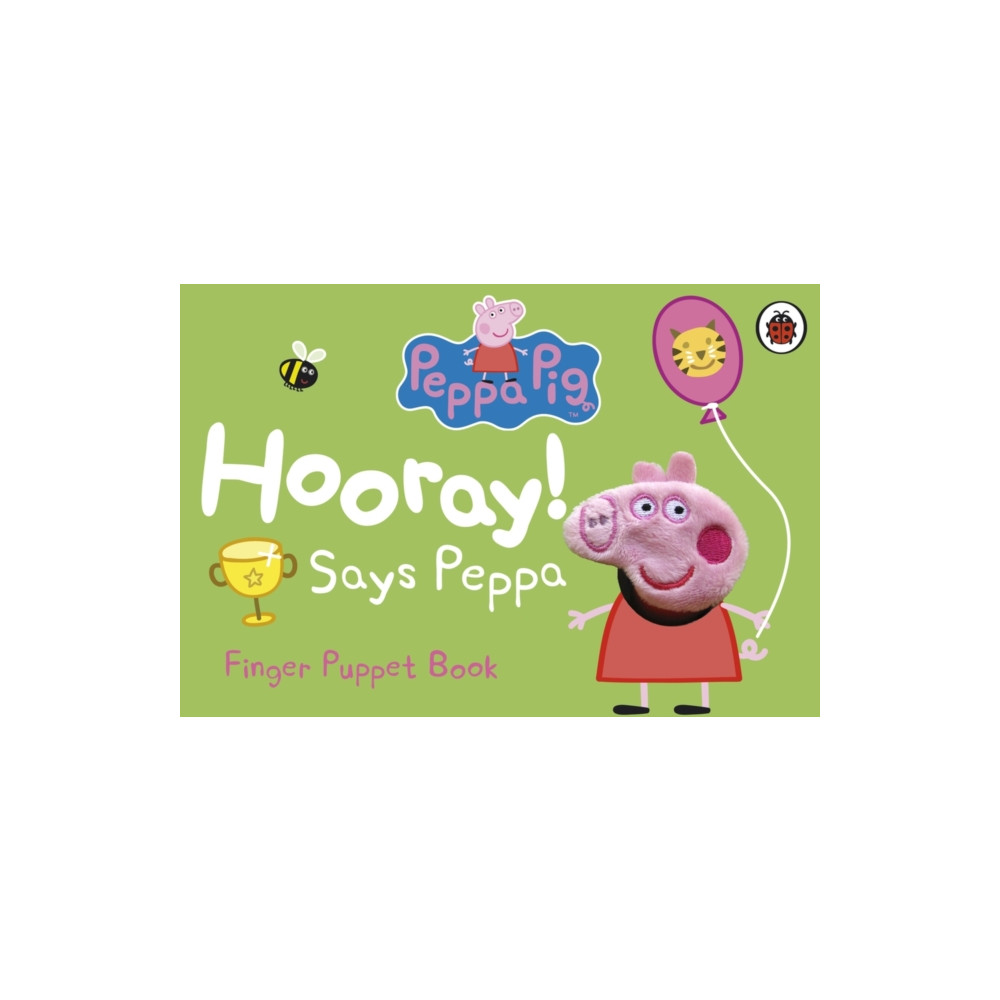 Produktbild för Peppa Pig: Hooray! Says Peppa Finger Puppet Book (bok, board book, eng)