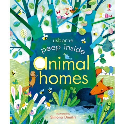 Usborne Publishing Ltd Peep Inside Animal Homes (bok, board book, eng)