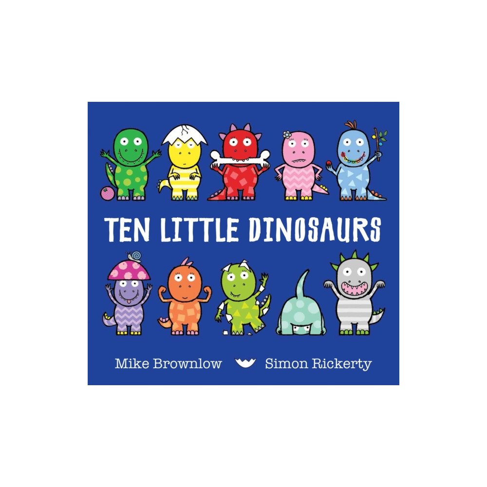 Produktbild för Ten Little Dinosaurs (häftad, eng)