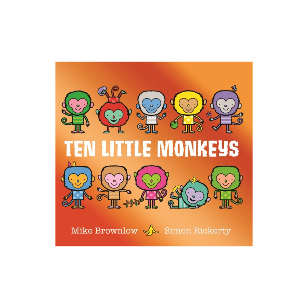 Produktbild för Ten Little Monkeys (häftad, eng)