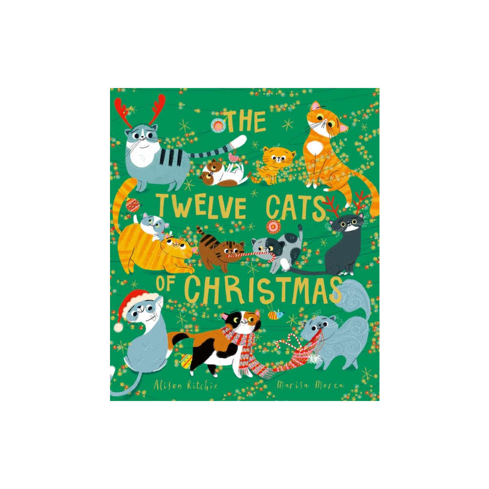 Produktbild för The Twelve Cats of Christmas (häftad, eng)