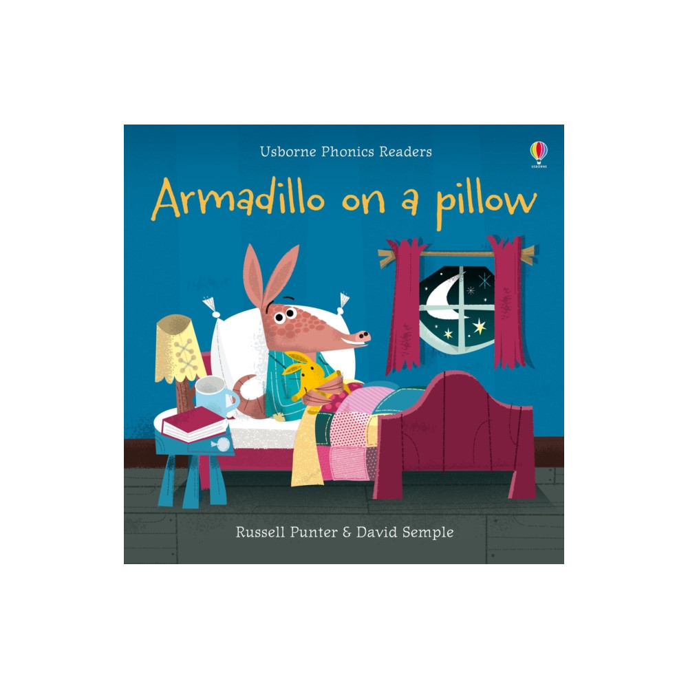 Produktbild för Armadillo on a pillow (häftad, eng)