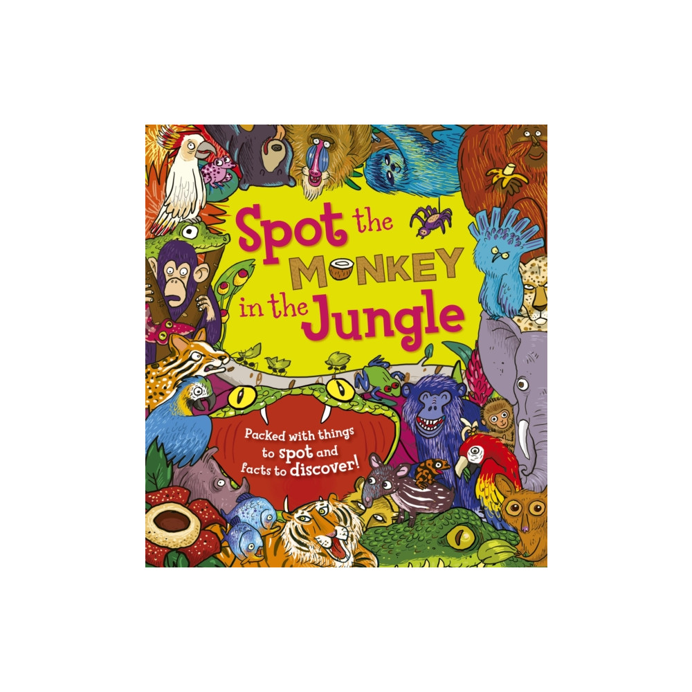 Produktbild för Spot the Monkey in the Jungle (häftad, eng)