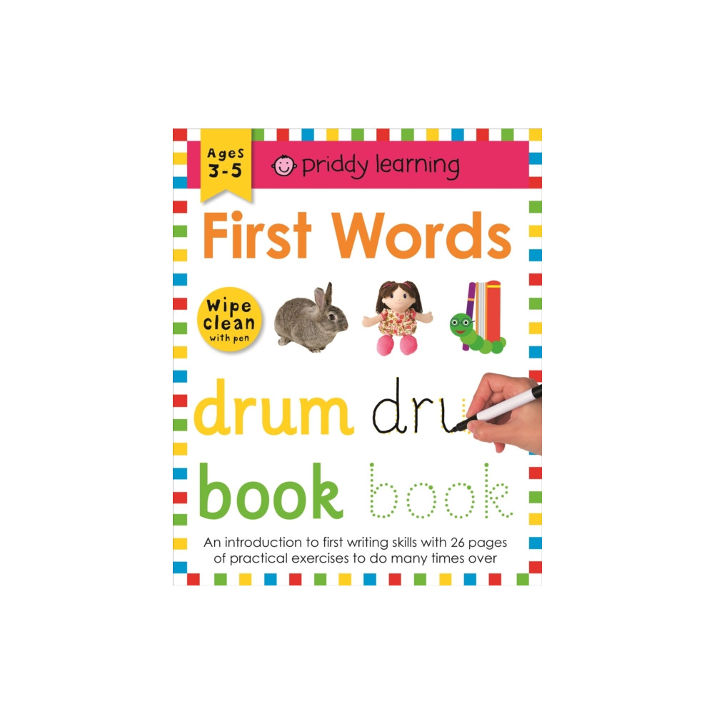 Produktbild för Wipe Clean Workbook: First Words (bok, spiral, eng)