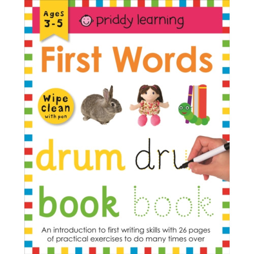 Priddy Books Wipe Clean Workbook: First Words (bok, spiral, eng)