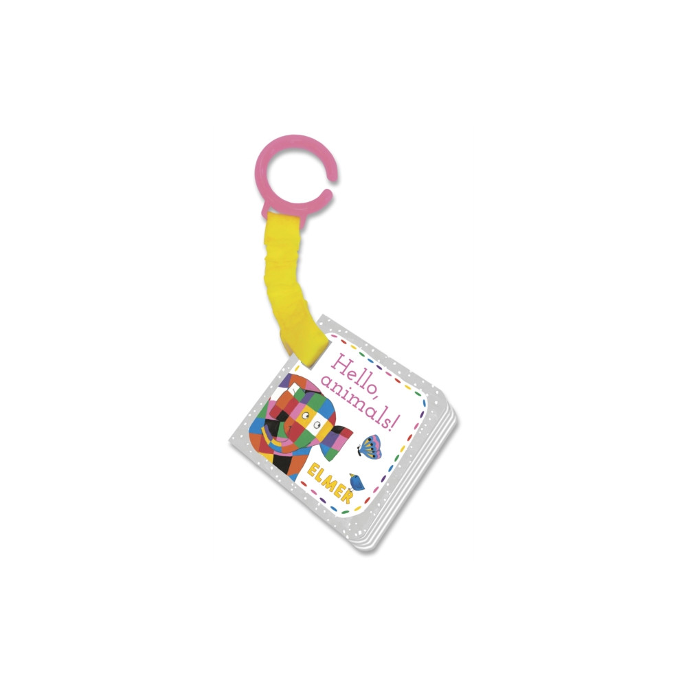 Produktbild för Elmer: Hello, animals! (bok, board book, eng)