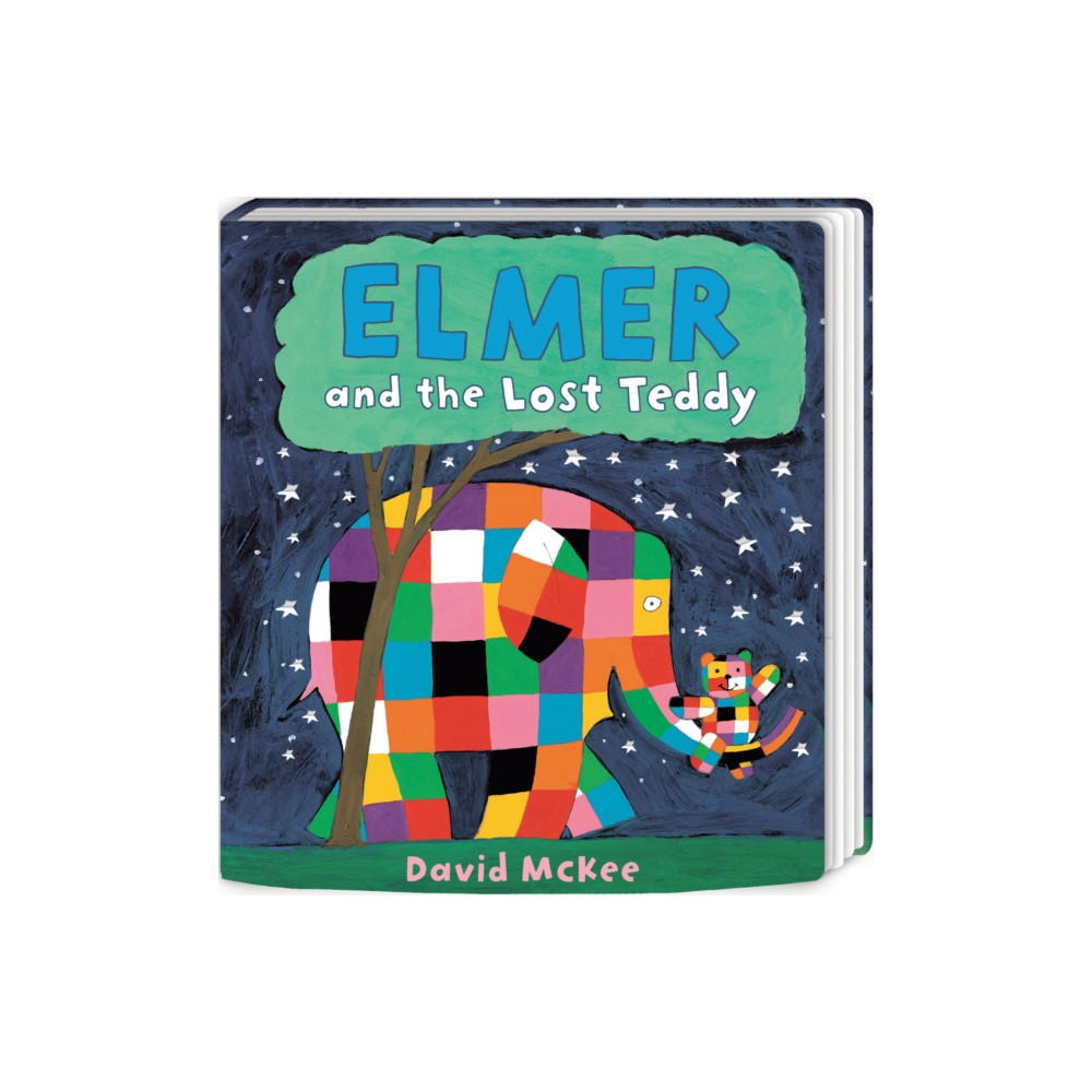 Produktbild för Elmer and the Lost Teddy (bok, board book, eng)