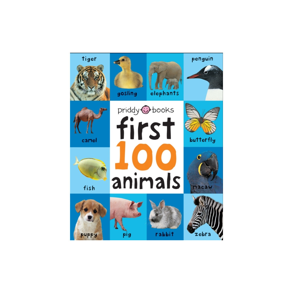 Produktbild för First 100 Animals (bok, board book, eng)